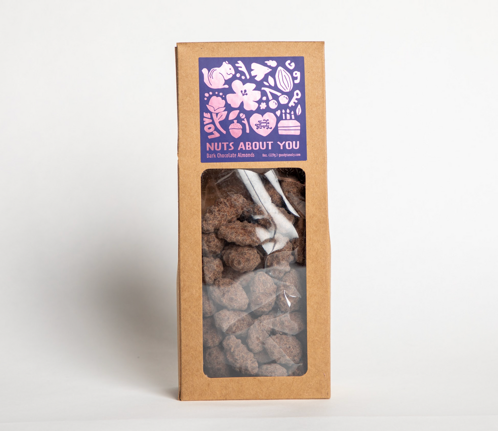 Valentine Dark Chocolate Almonds
