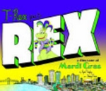 T-Rex Goes to Rex, a Dinosaur at Mardi Gras