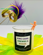 King Cake, Krewes and Booze Candle