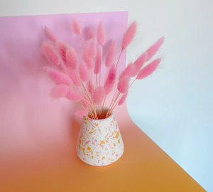 
            
                Load image into Gallery viewer, Pink and Orange Terrazzo Vase
            
        