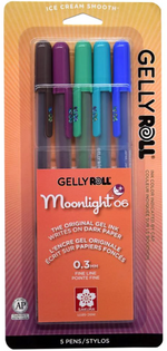 Gelly Roll Fine Tip- Twilight Set of 5