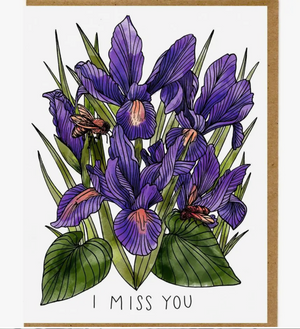 I Miss You Card