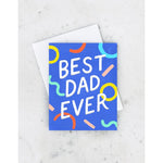 Best Dad Ever Squiggles Card