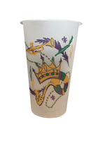 To-Go Cups - Mardi Gras Mask