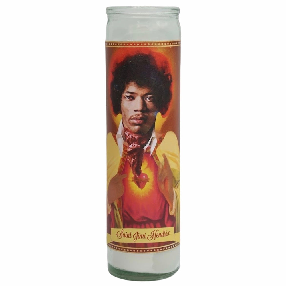 Jimi Hendrix Devotional Prayer Candle