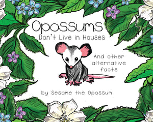
            
                Load image into Gallery viewer, &amp;quot;Opossums Don&amp;#39;t Live in Houses&amp;quot; Picture Book
            
        