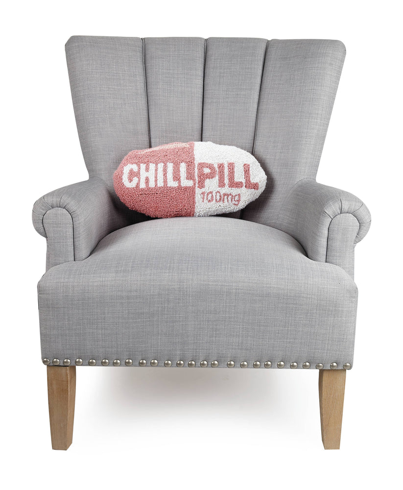 Chill Pill Hot Pink Pillow