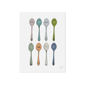 Tasty Spoons Louisiana Art Print Matte Photo