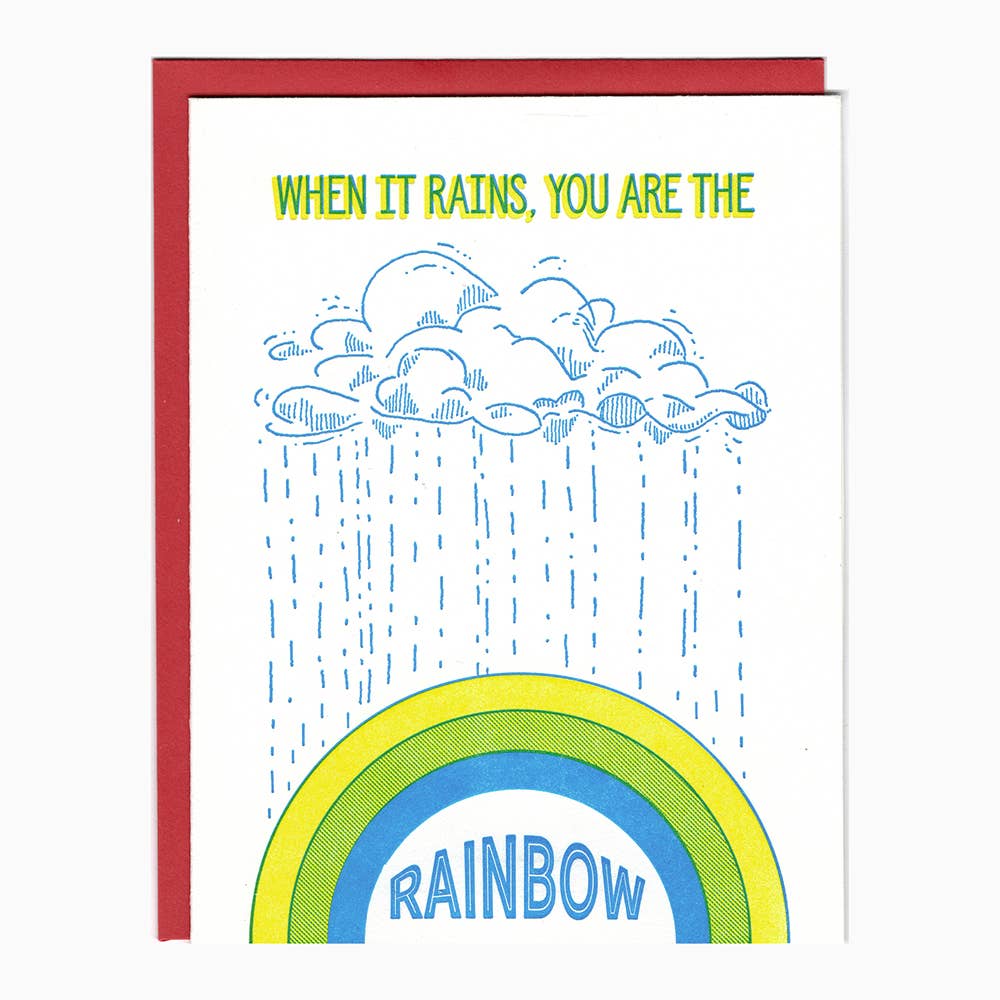 you are the rainbow card