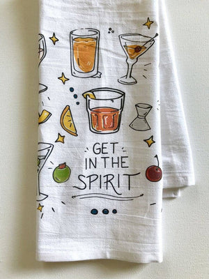 Get In The Spirit Cocktail Towel