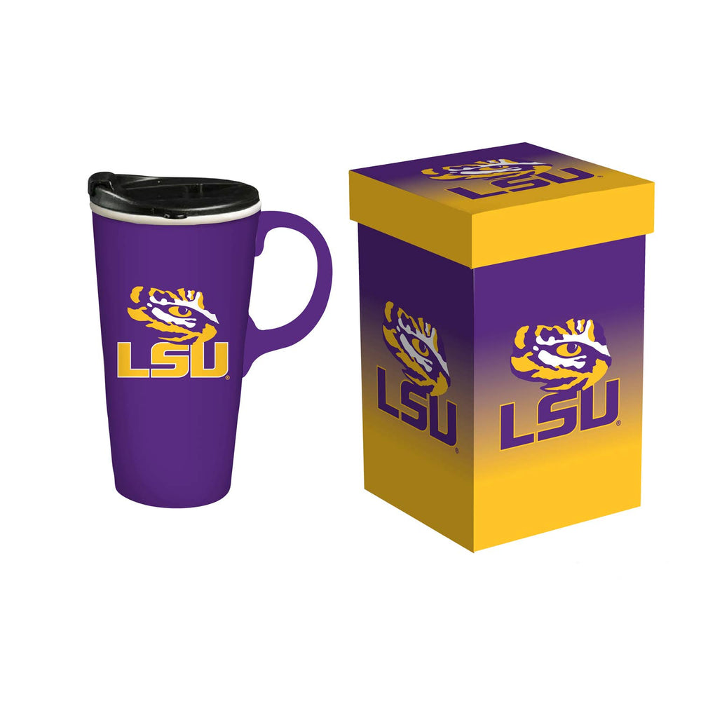 
            
                Load image into Gallery viewer, Louisiana State University, 17oz Boxed Travel Latte
            
        