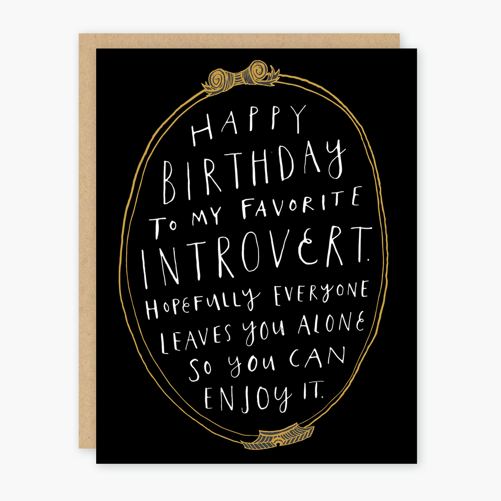 
            
                Load image into Gallery viewer, Introvert Birthday Card
            
        