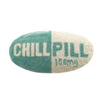 Chill Pill Hot Blue Pillow