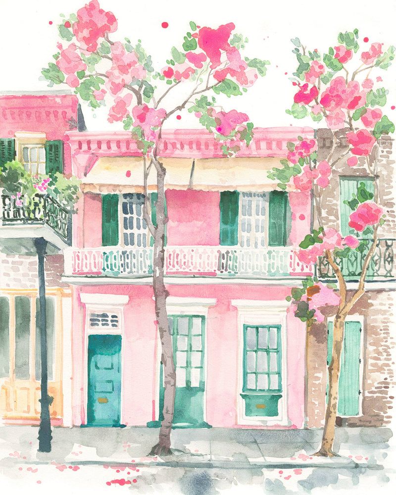 Pretty in Pink Watercolor Fine Art Print