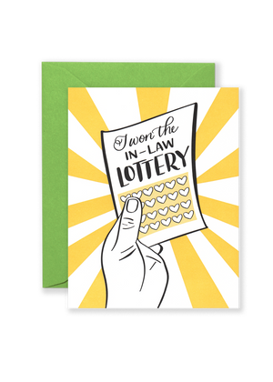 In-Law Lottery Greeting Card