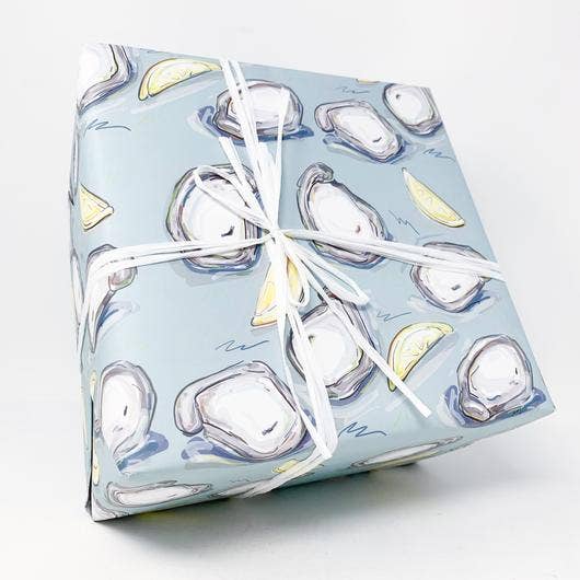 Half Shell Oyster Wrapping Paper