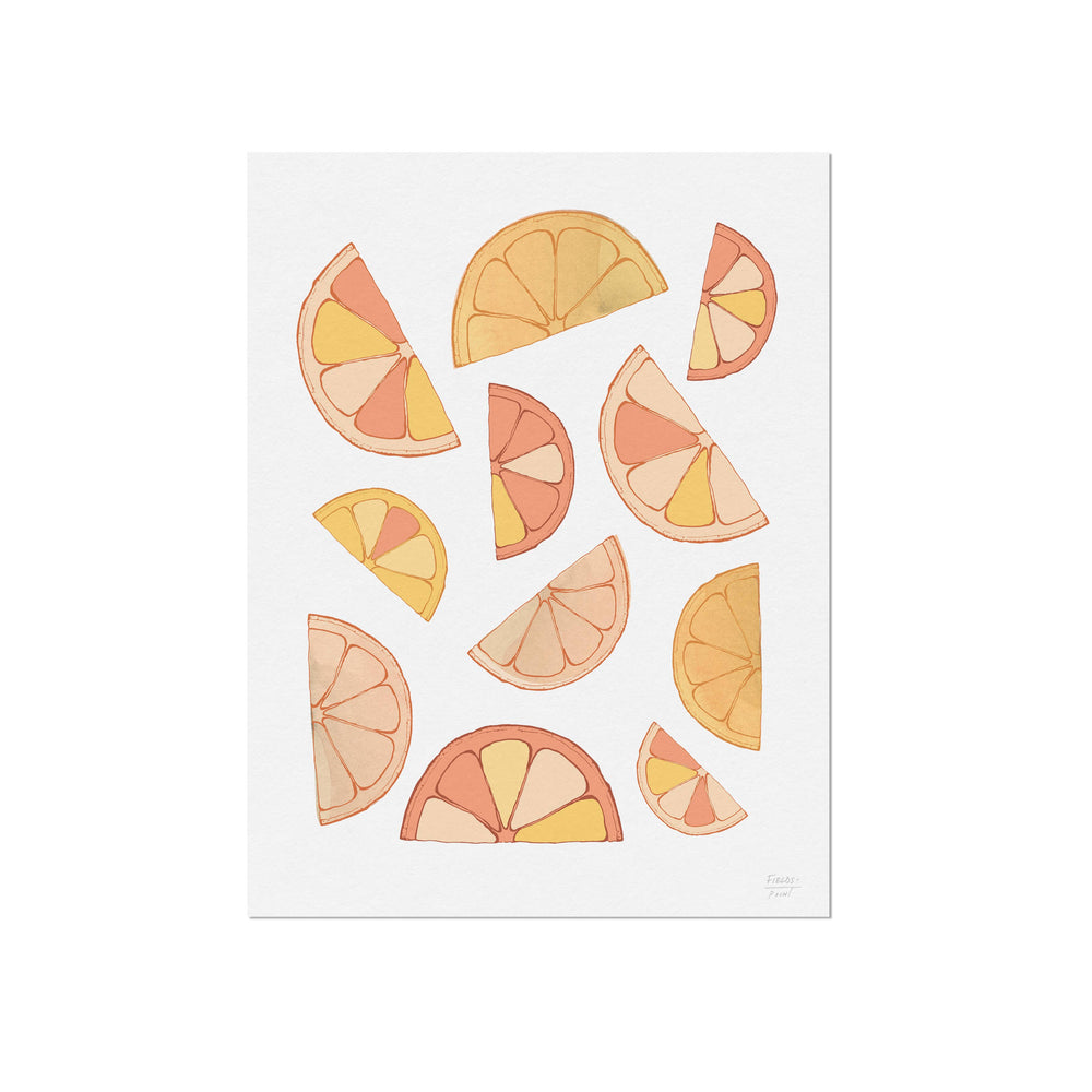 Orange Slices - Kitchen Art Print