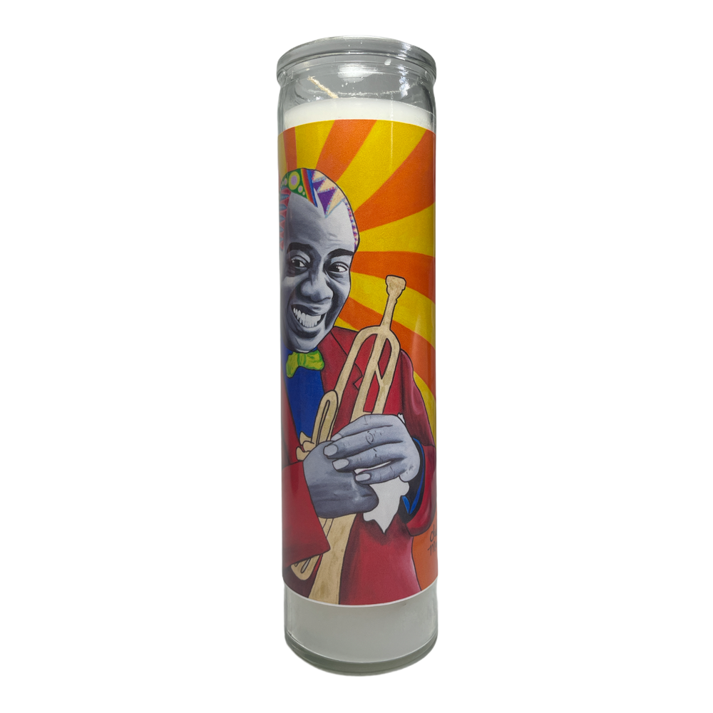 Louis Armstrong Prayer Candle