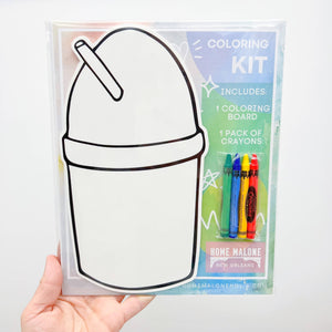 
            
                Load image into Gallery viewer, Sno-Ball Coloring Kit - New Orleans Summer Kid&amp;#39;s Activity
            
        