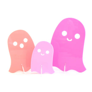 Acrylic Ghost set of 3